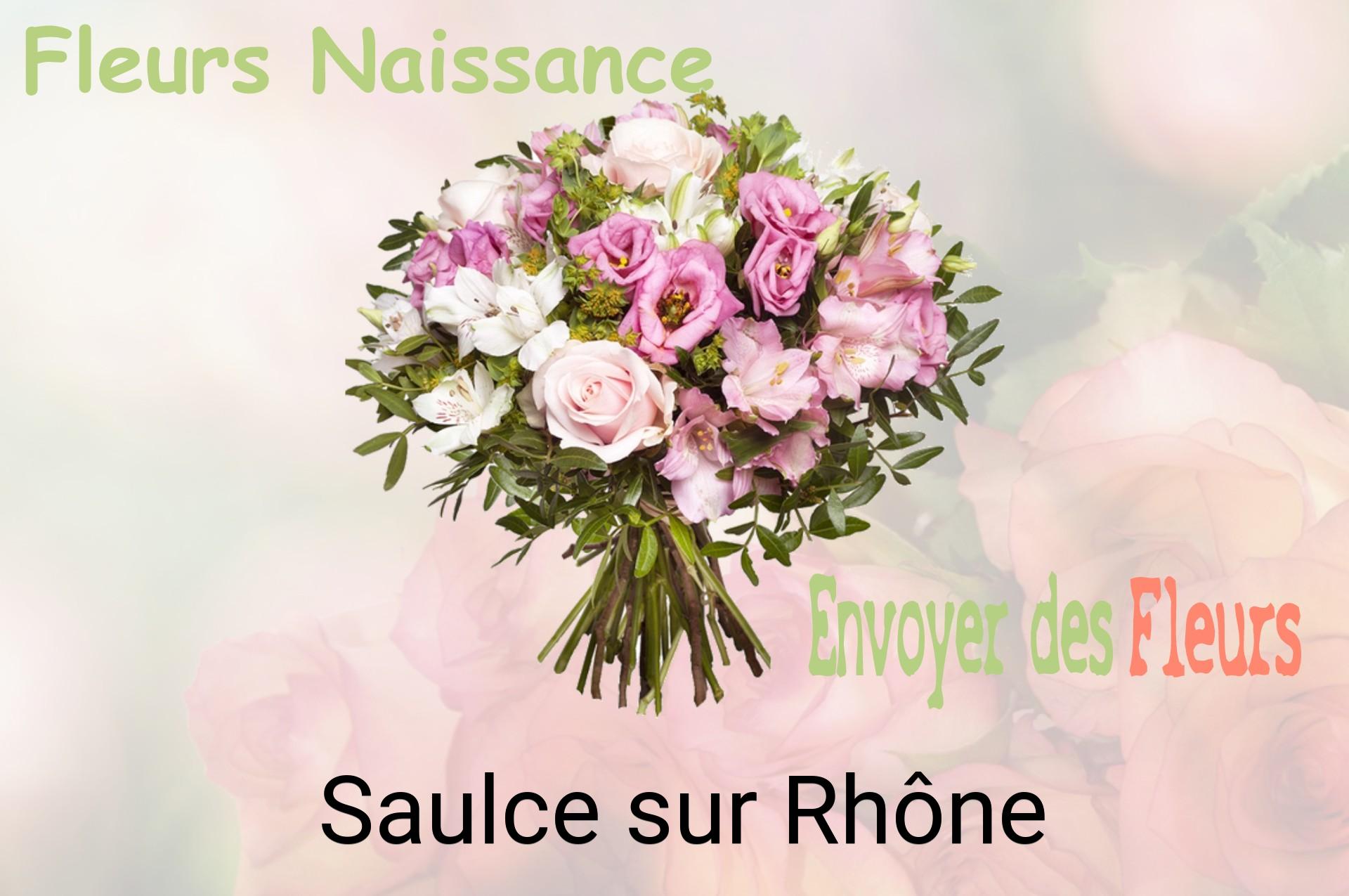Bouquet de fleurs de naissance livré à Saulce-sur-Rhône